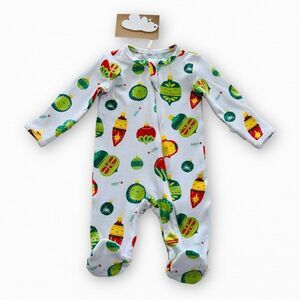 Angel Dear Baby Bamboo Footie Christmas Ornaments Size Newborn NWT